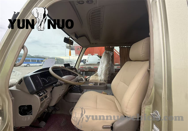 The Toyota Coaster for the client from the DRC Congo has been fully refurbished