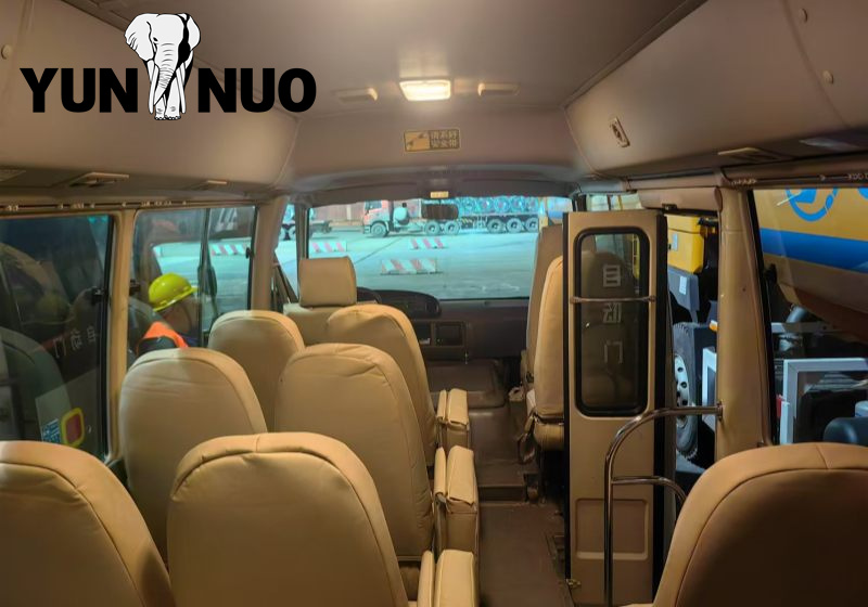 Finished Refurbished Used Toyota Coaster Bus 