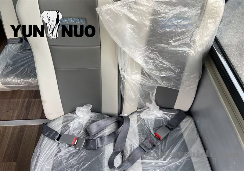 The renovated Yutong buses are ready to be shipped to Africa