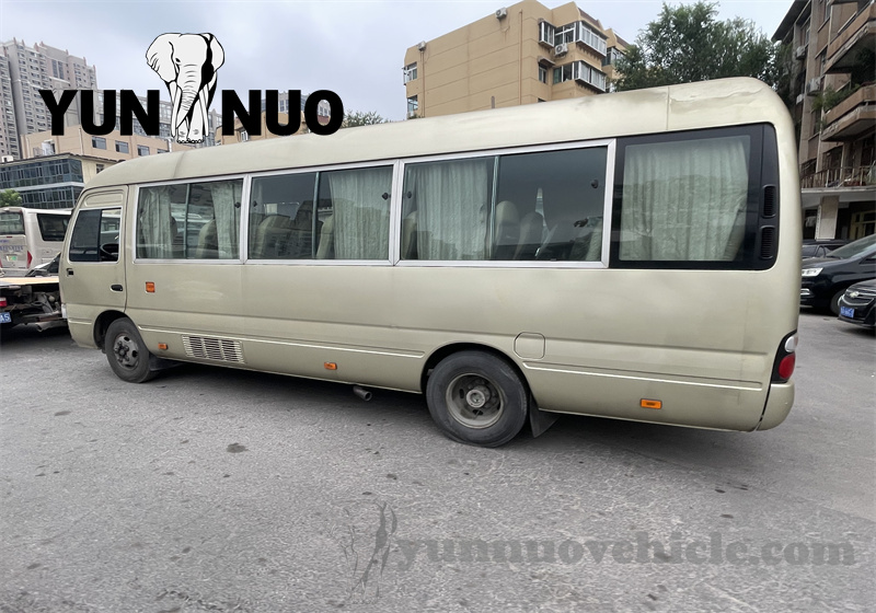 The Toyota Coaster for the client from the DRC Congo has been fully refurbished