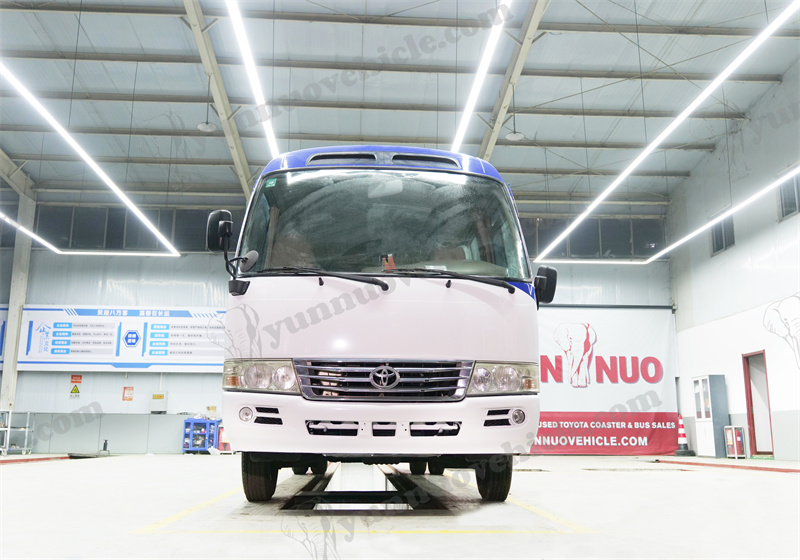 Toyota Coaster with N04C Diesel Engine, Ready to Set Sail