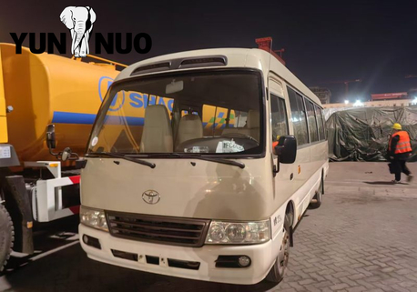 Finished Refurbished Used Toyota Coaster Bus 