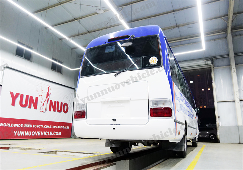 Toyota Coaster with N04C Diesel Engine, Ready to Set Sail