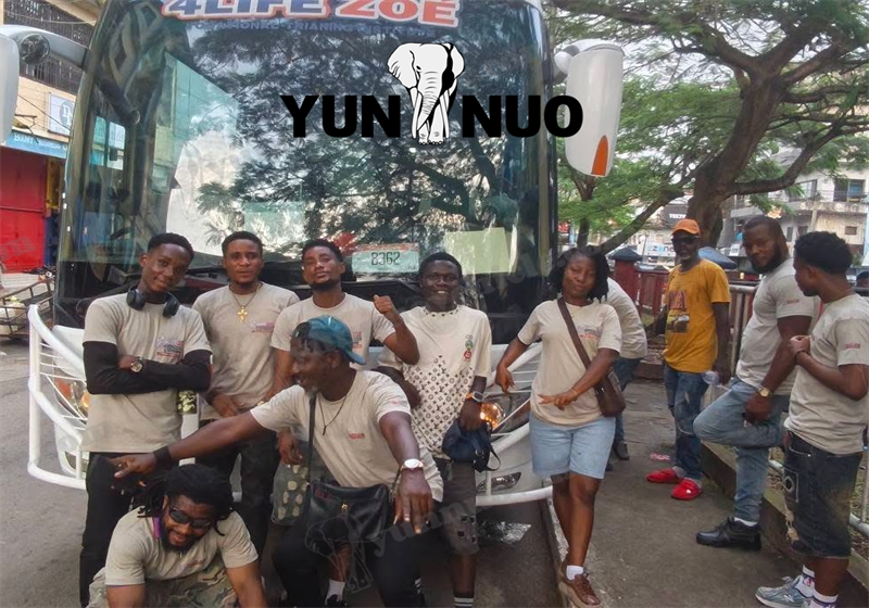 The client in Liberia has received the Yutong ZK6127 coach