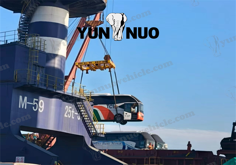 2. Shandong Yunnuo Delivers Customized Yutong 6127 Buses to Africa